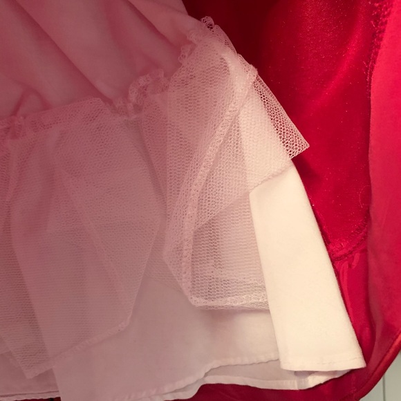 Rare Editions Wine Colored Velvet/Satin Dress - Picture 5 of 5